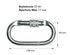 Safetop ELBRUS 51, kit 80050+eslinga 1 m+mosquetón 80112J+80124