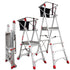 Escalera Faraone PLS con plataforma regulable