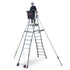 Escalera Faraone PLS con plataforma regulable