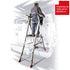 Escalera Faraone PLS con plataforma regulable