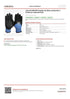 Guante de protección Juba H5130HCW ICE BLUE costuras nylon interior