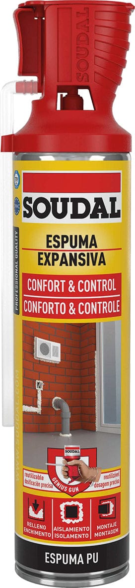 300 ml / 12 Unidades 12 x Espuma de Poliuretano Multiusos Genius Control