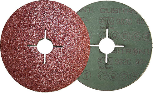 Pack de 25 unidades / 115mm Discos de Fibra 3M™ Cubitron™ II 982C GR36 | Acero Carbono 
