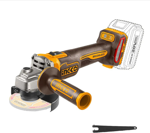 AMOLADORA 20V BL 125MM S/BAT S/CARG | INGCO
