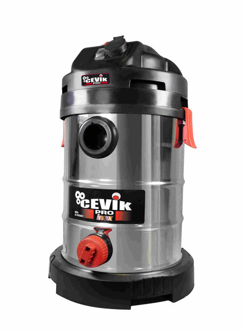 1400W / 30L Aspirador Cevik Pro 30L 1400W Inox