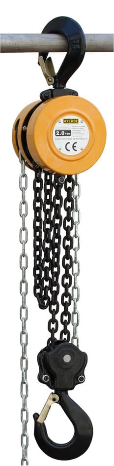 Polipasto 2 TN Ayerbe cadena 6mm