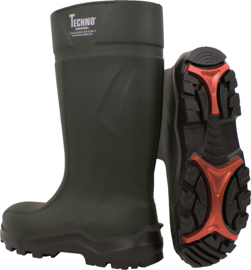 Verde/Negro / 37 Bota Jobmaster Plus S5 | Techno Boots · Impermeable · CI · SRC