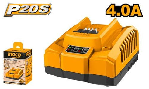 CARGADOR BATERIA FCLI20411E 20V | INGCO