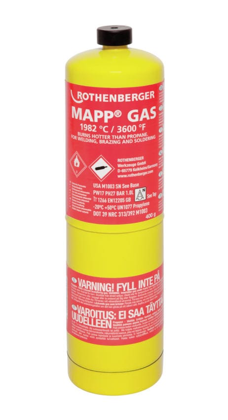Cartucho Gas MAPP Rothenberger | Soldadura y Fontanería