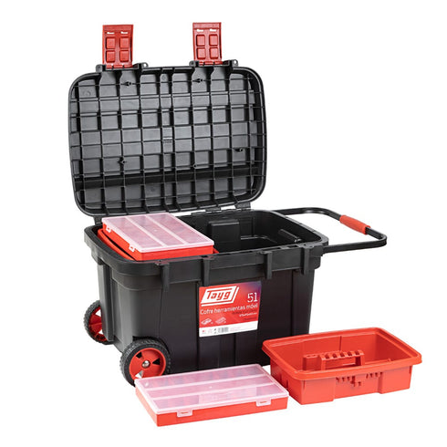 Cofre Móvil Tayg Nº 51 | 78L con Ruedas y Organizadores