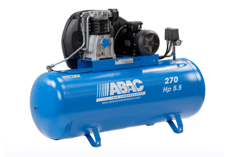 270L / 5.5HP ABAC A49B Compresor industrial de correas