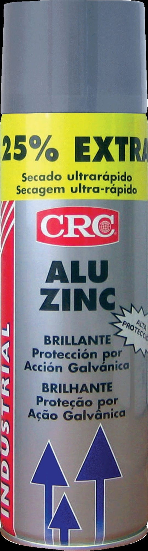 Pack de 12 unidades / 500ml Galvanizado frío CRC Aluzinc brillo