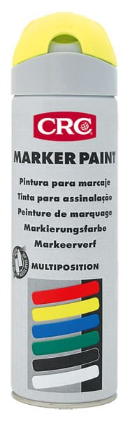 Pack de 12 unidades / 500ml / Amarillo CRC MARKERPAINT - Pintura de