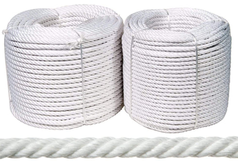 8mm / 100m / Blanco Cuerda de Nylon Mate Rombull Ronets (8-20mm) | Rollos 100m 