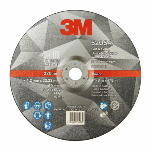 Disco Desbaste 3M Cubitron II T27 — Pack 10 ud