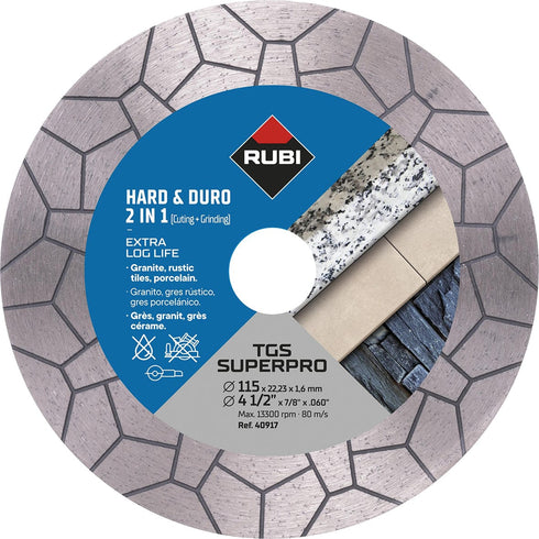 115mm Disco diamante RUBI TGS 115 SUPER PRO