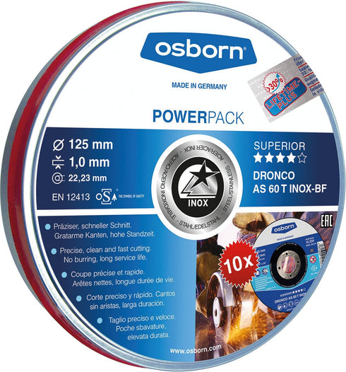 115mm / 10 Discos de corte AS 60 T INOX Special Express LIFETIME PLUS