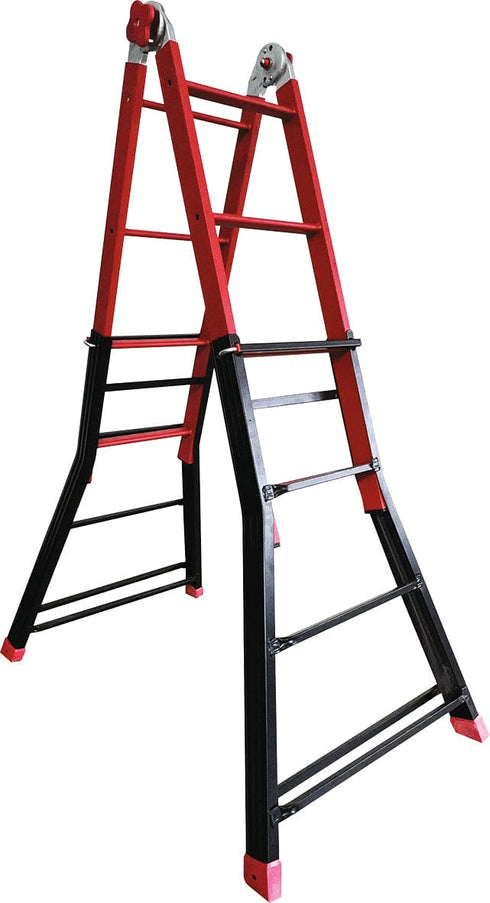 4x4 peldaños Escalera Telescópica de Hierro