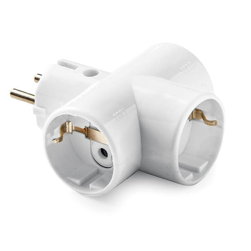 Pack de 10 unidades Adaptador triple 16A Famatel 1303