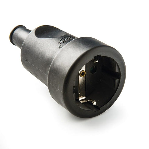 Pack de 25 unidades / Negro Base goma 16A IP44 Famatel 241