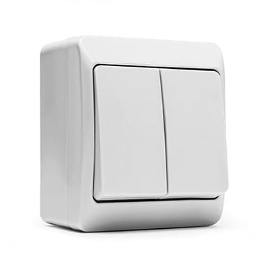 Doble interruptor estanco IP54 10A