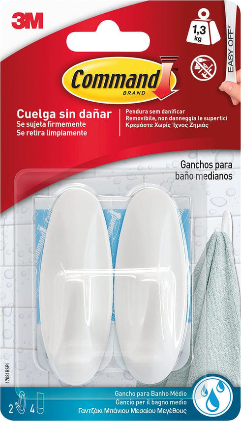 Pack de 5 unidades Gancho Command 17081B de 3M
