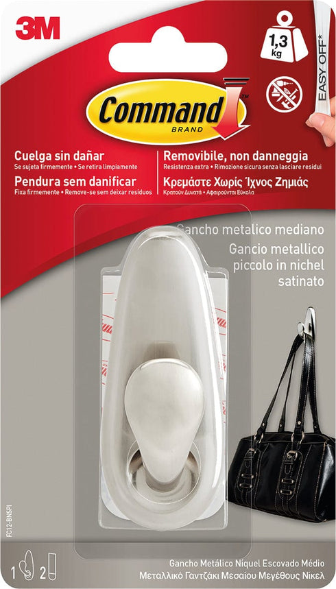 Pack de 6 unidades Gancho Command FC12BN de 3M