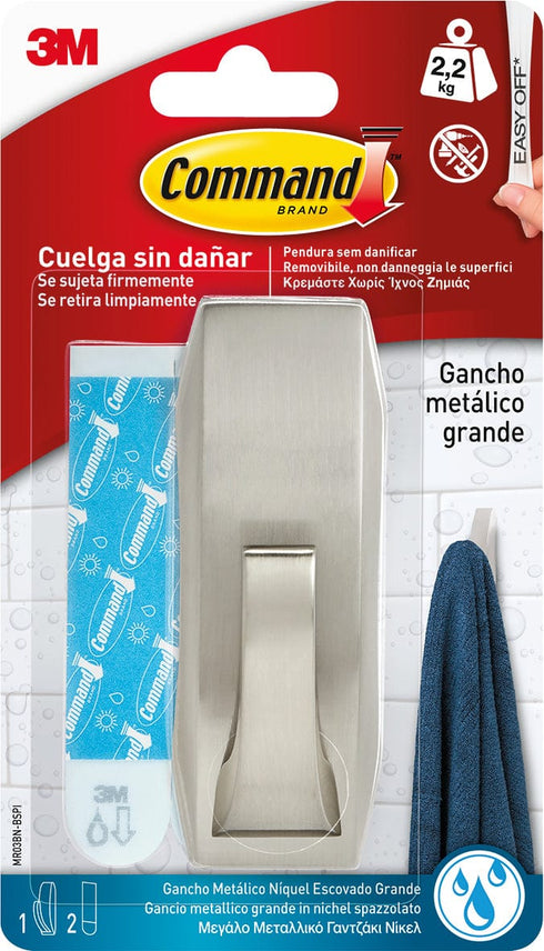 Pack de 5 unidades Gancho Command MR03BNB de 3M