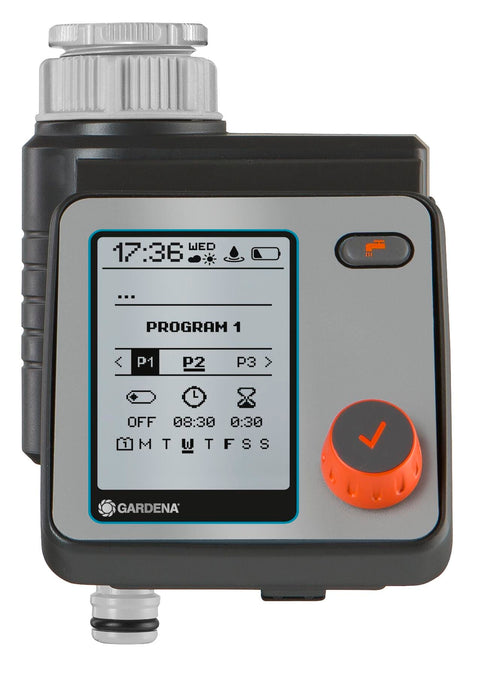 Programador GARDENA Master 1892-20 | 6 Programas de Riego a Pilas