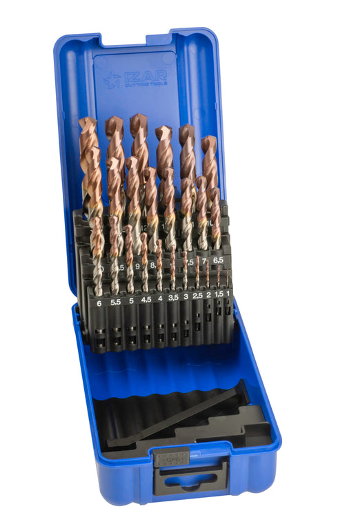 Izar JUEGO BROCAS DIN338 25-UDS.