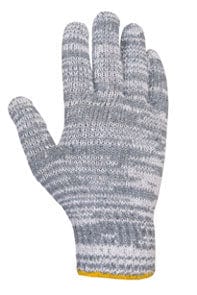 Guante de poliéster/algodón 440 JUBA gris/blanco EN 388 | Juba · Incremental.