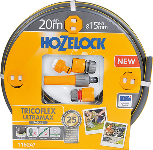 15mmx 20m KIT MANG. hozelock TRICOF.ULTRAMAX 116247 15MM 20M