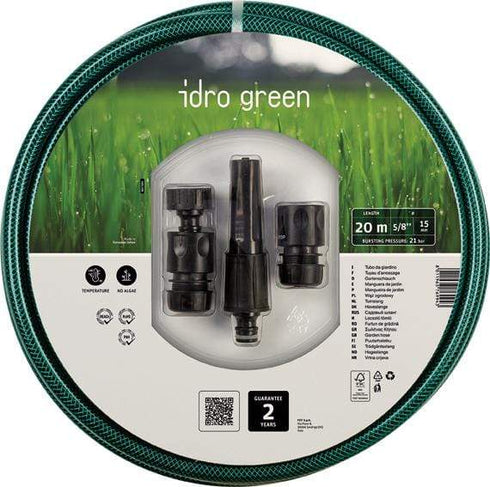 15 metros / 15mm Manguera Idro Green Kit Fitt