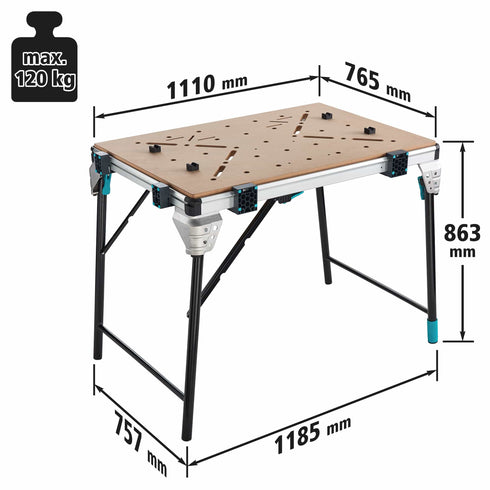 Mesa de trabajo Master work 1600 Wolfcraft