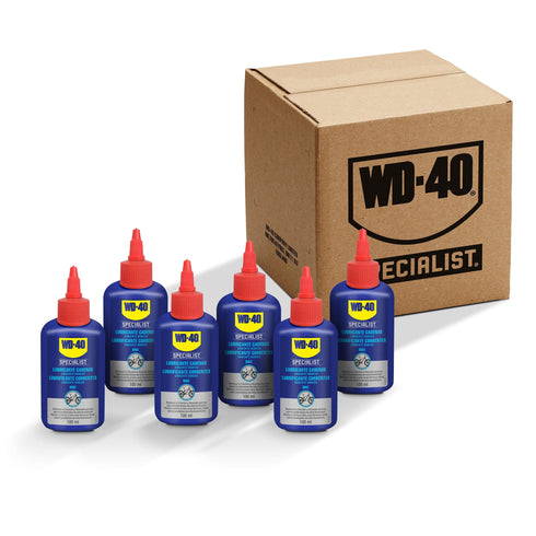 100ml / Pack de 6 unidades Pack 6 Lubricante Cadenas WD-40 Bike Húmedo