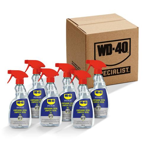 500ml / Pack de 6 unidades Pack de 6 unidades Limpiador Total WD 40 Bike