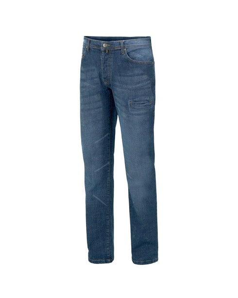 S / Azul Issaline JEST 8025 | Pantalón vaquero stretch stone washed | EN ISO 13688