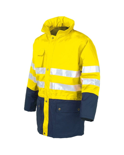 S / Amarillo - Azul / ISO 20471 Parka Issaline 04634 Alta Visibilidad | EN 343 2-1 | Clase 2