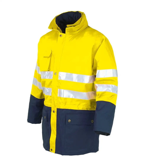 M / Amarillo - Azul Parka triple uso alta visibilidad Issaline Valdiezza 04638N