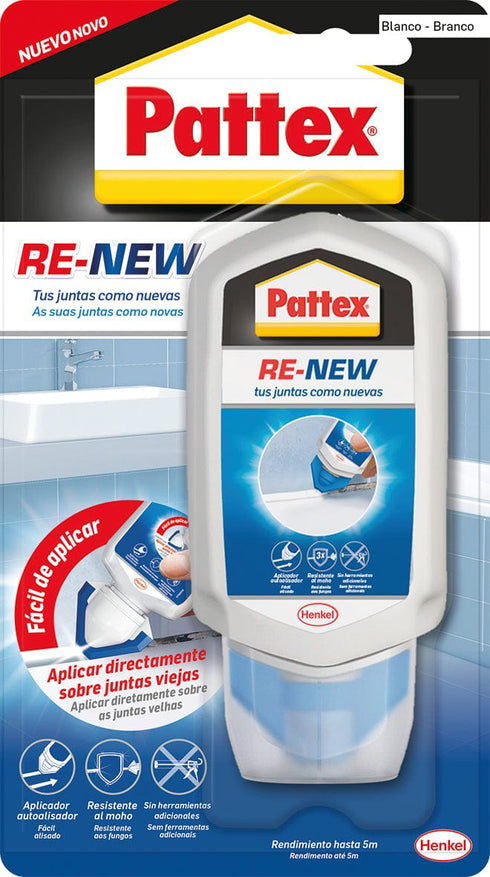Pack de 12 unidades / Blanco / 80ml Pattex RE NEW