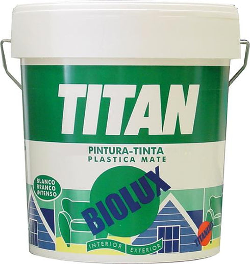 4 Litros / Blanco Pintura exterior Titan Biolux blanco mate