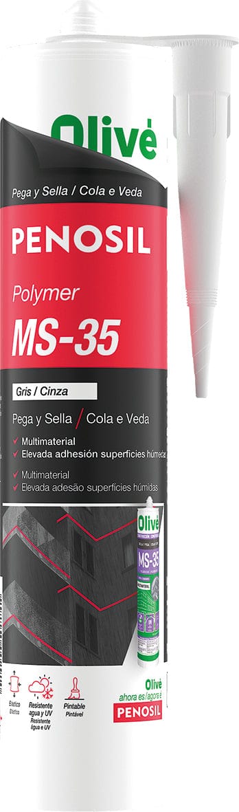 Pack de 12 unidades / 300ml / Blanco Polímero MS 35 de Penosil