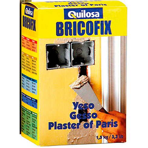 Yeso Bricofix Quilosa curado rápido