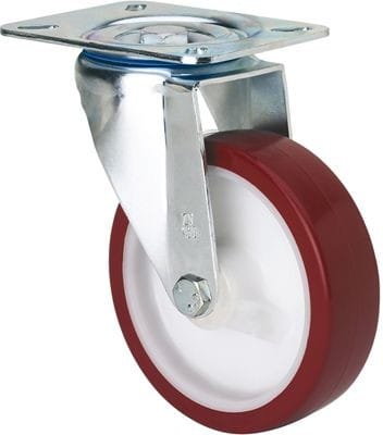 Rueda ZV-POL 100kg freno platina