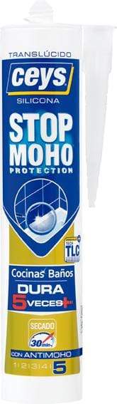 Pack de 15 unidades / 290ml / Blanco Silicona Stop Moho Ceys