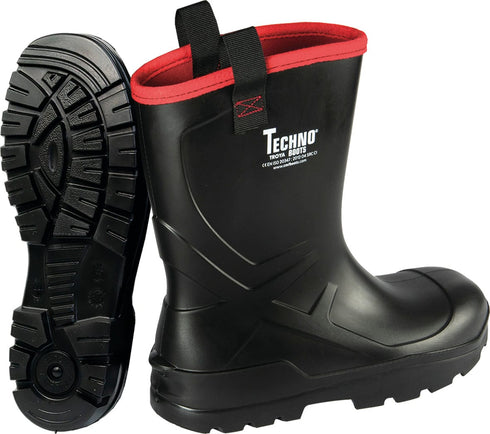 Negro / 37 TechnoBoots Troya Rigger Bota de trabajo (no EPI)