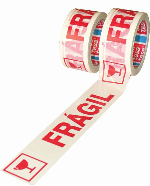 66m x 50mm / Pack de 6 unidades Cinta FRAGIL 50mm x66m tesapack PP