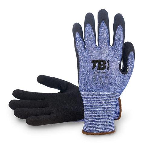 Guante anticorte 413RF nitrilo/nylon EN 388 TDM C | Tomasbodero · Incremental.