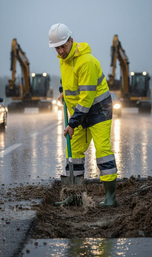 Traje de Agua Starter 1800 | Impermeable de trabajo chaqueta + pantalón