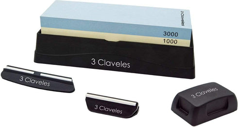 Set de Piedra de Afilado con Base 3 Claveles